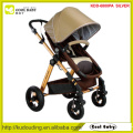 2015 НОВАЯ детская прогулочная коляска для малышей 5-ти точечный ремень Реверсивное сиденье Направляющая для большого колеса Индивидуальный цвет